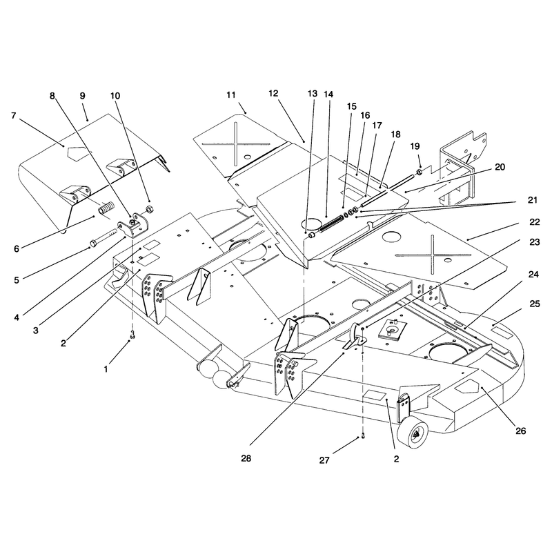 Grass Deflector Belt Covers and Decals