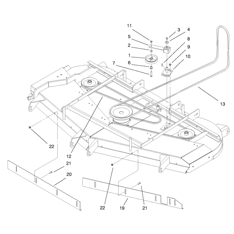 Baffle and Belt Assembly