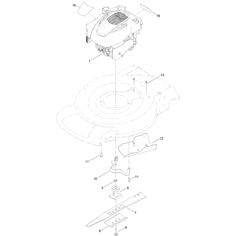 Engine and Blade Assembly