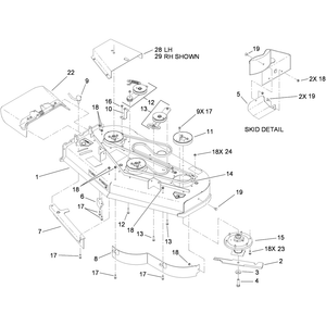 48 Inch Deck Assembly