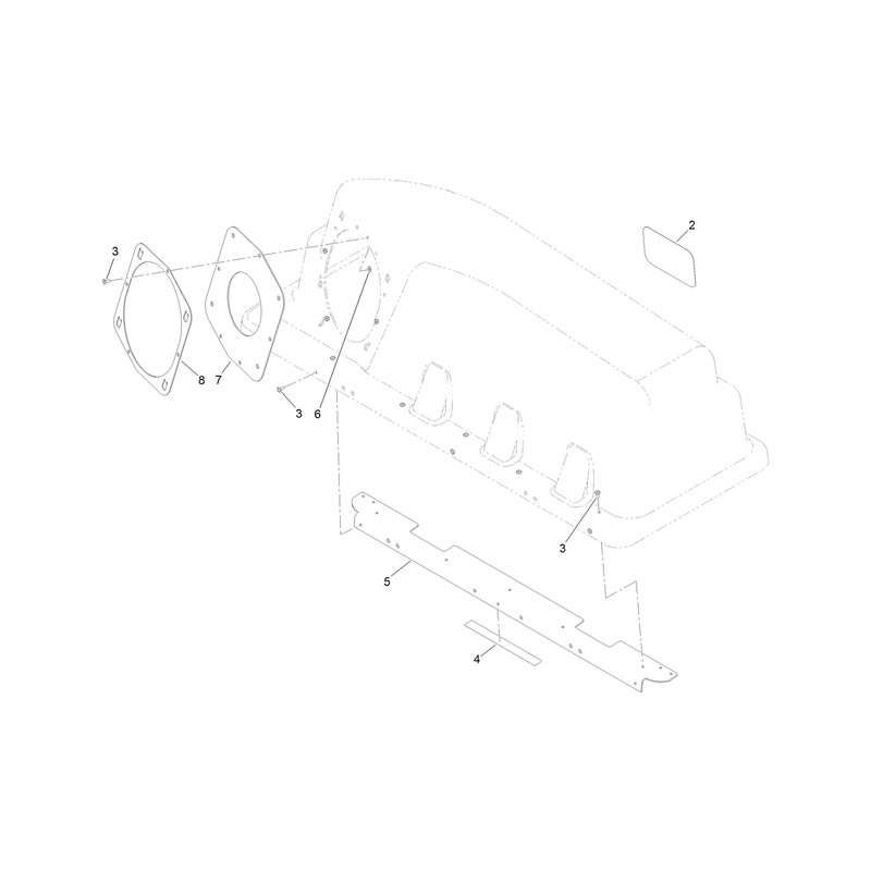 Bagger Hood Assembly No. 121-3215