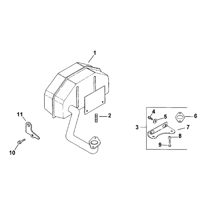 Exhaust Kohler Cv13t Ps 21524