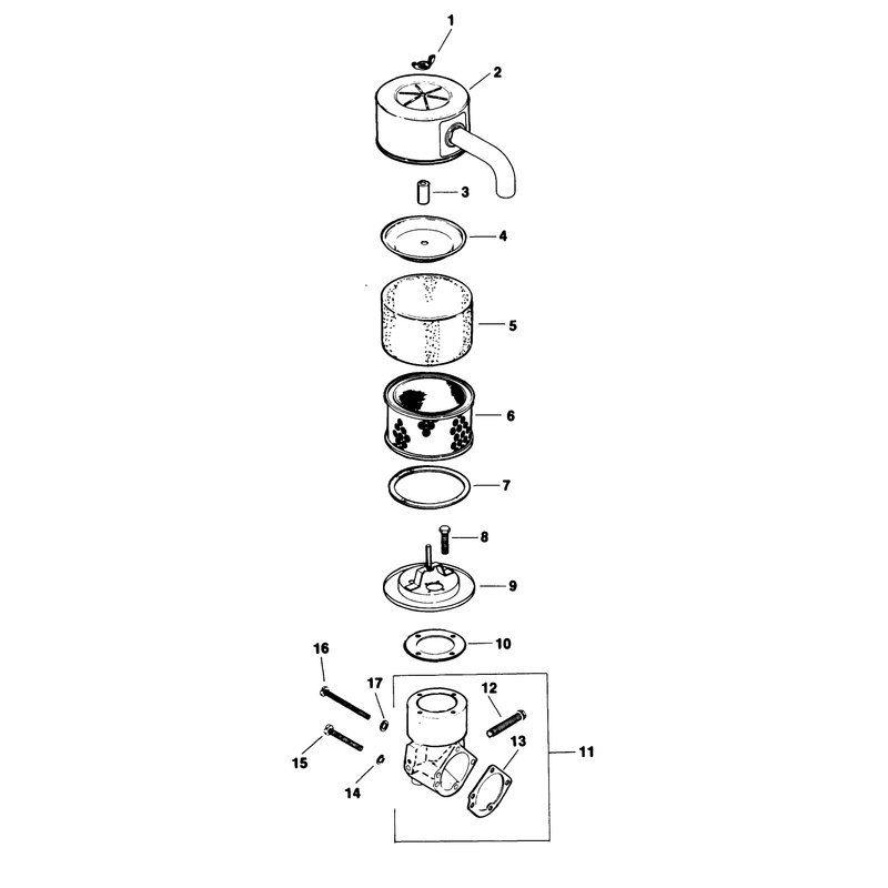 Air Intake Engine Kohler Model No M18qs-24657