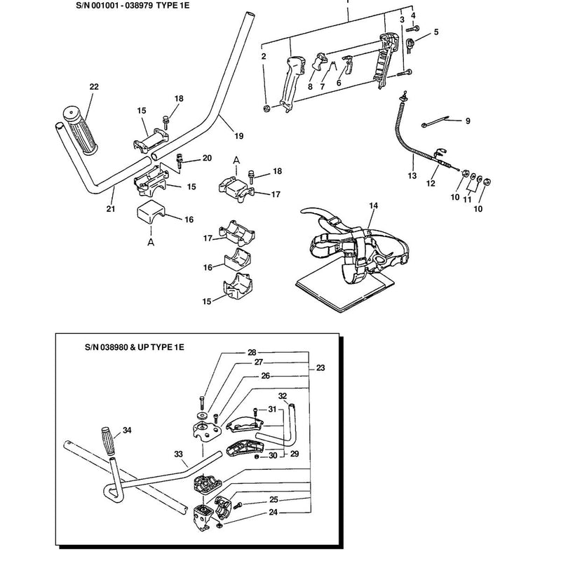 HANDLE, THROTTLE CONTROL, SWITCH, HARNESS