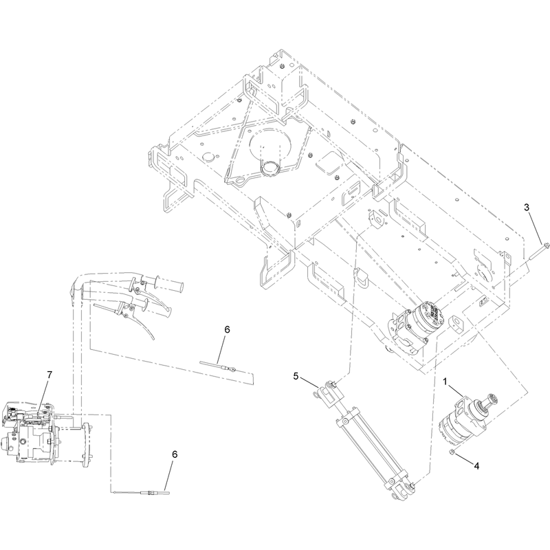 Gear Motor and Cylinder Assembly