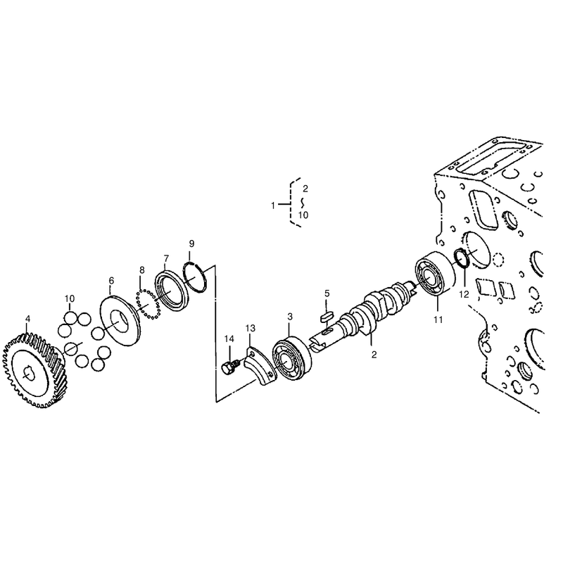 Fuel Camshaft Assembly