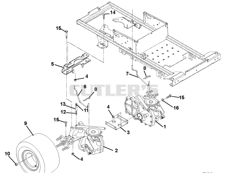 Transaxle, Dump Valves And Rear Wheels