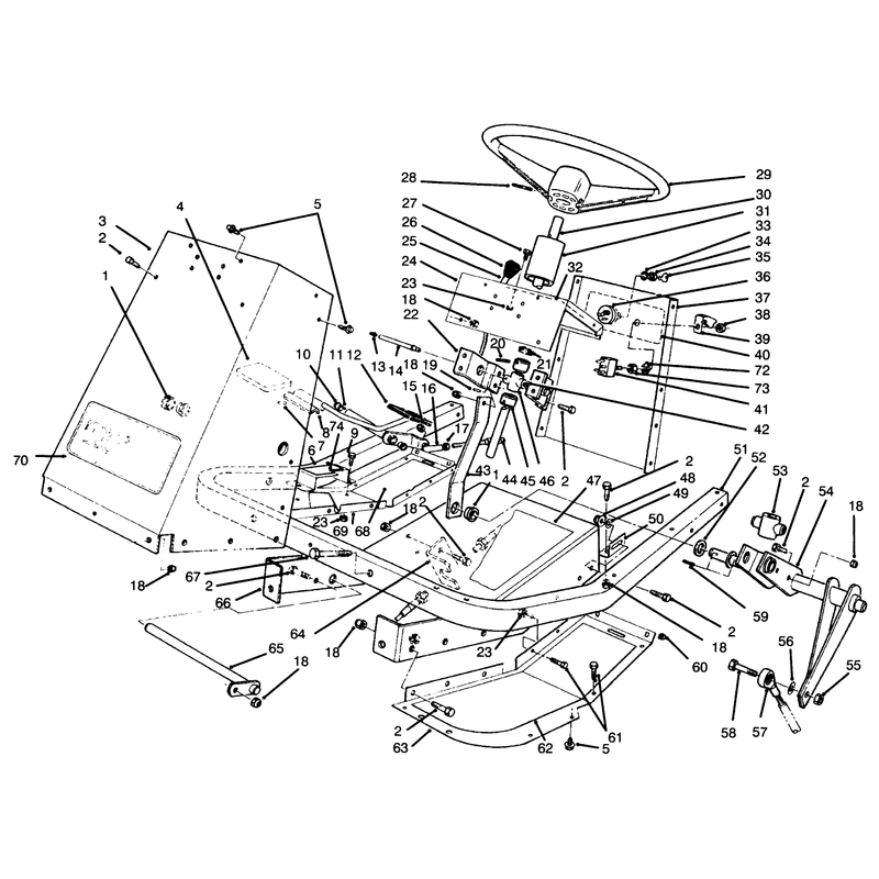 Frame and Steering Assembly