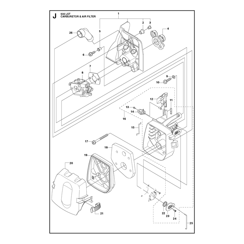 CARBURETOR AND AIR FILTER