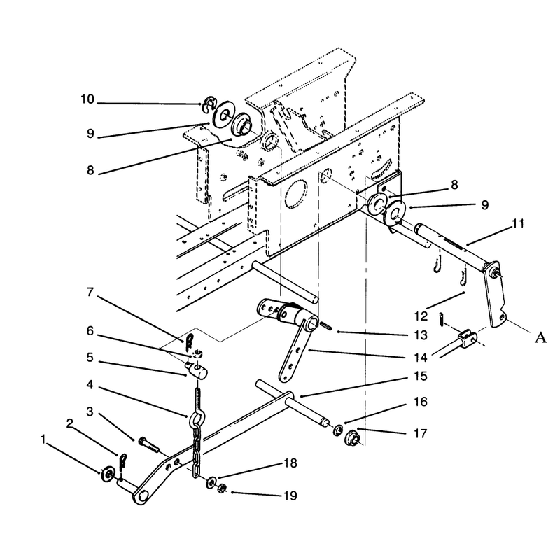 Hydrostatic Lift Linkage
