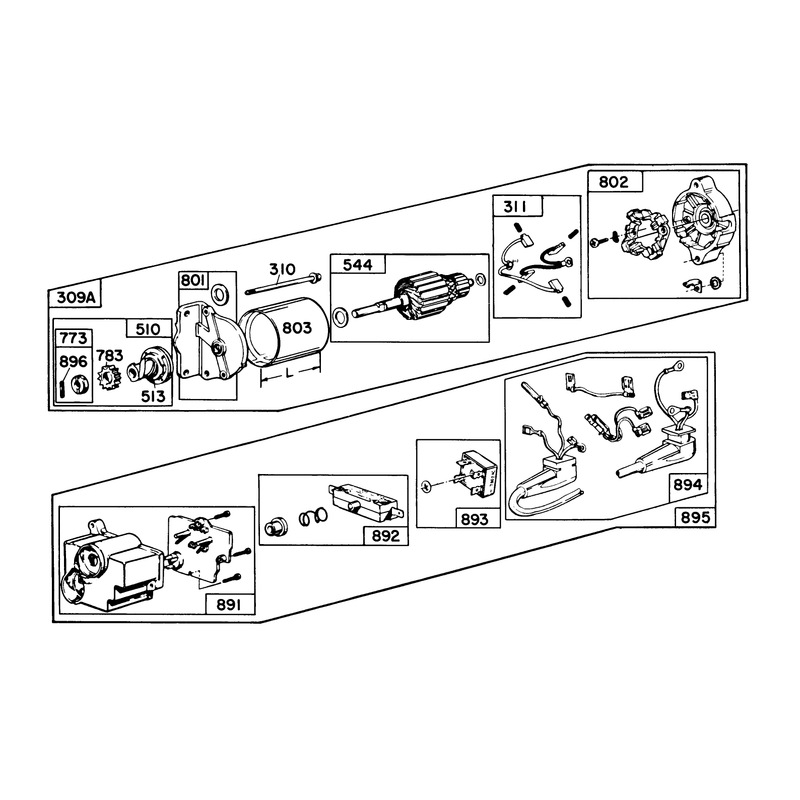 Starter Motor Kit Model No. 37-4630 (optional)