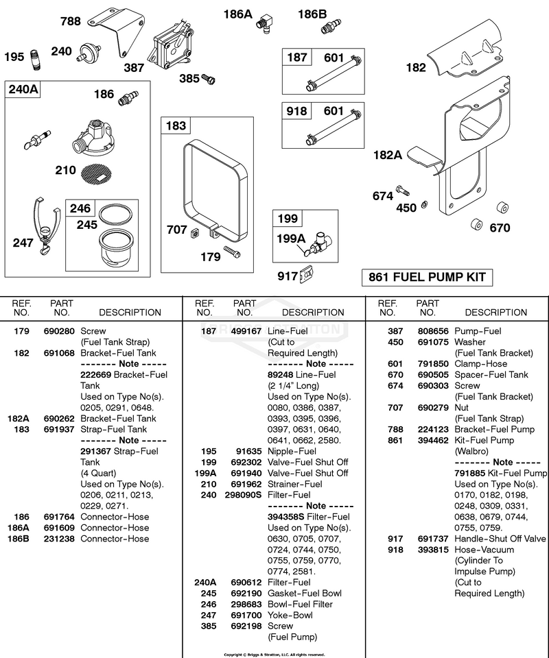 Fuel Pump, Fuel Filter