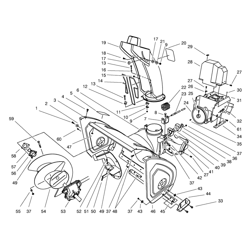 Housing & Chute Assembly