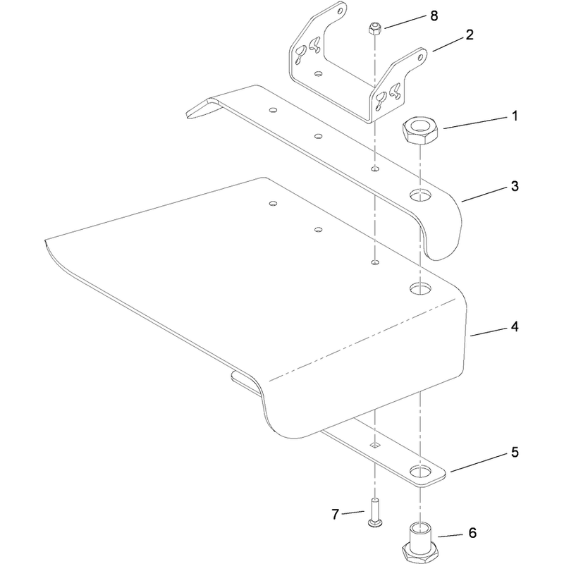 Deflector Assembly No 115-4165