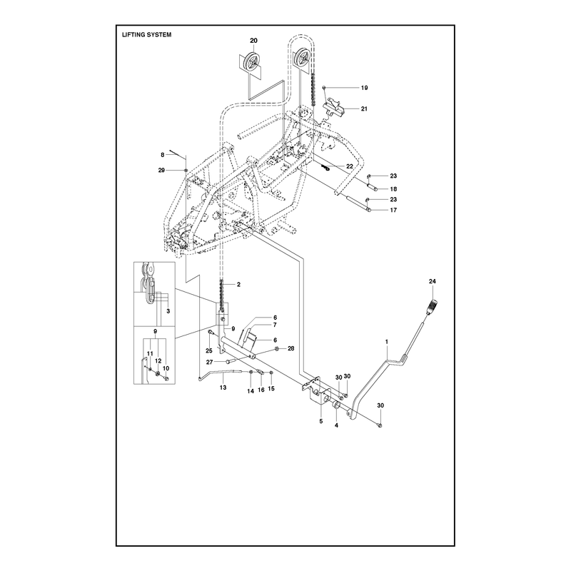MOWER LIFT / DECK LIFT