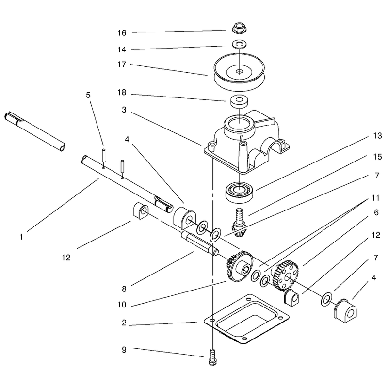 Gear Case Assembly No 99-6466