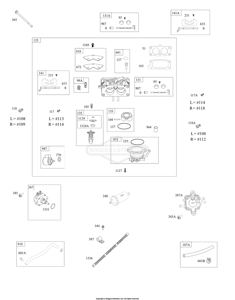 Carburetor, Fuel Supply