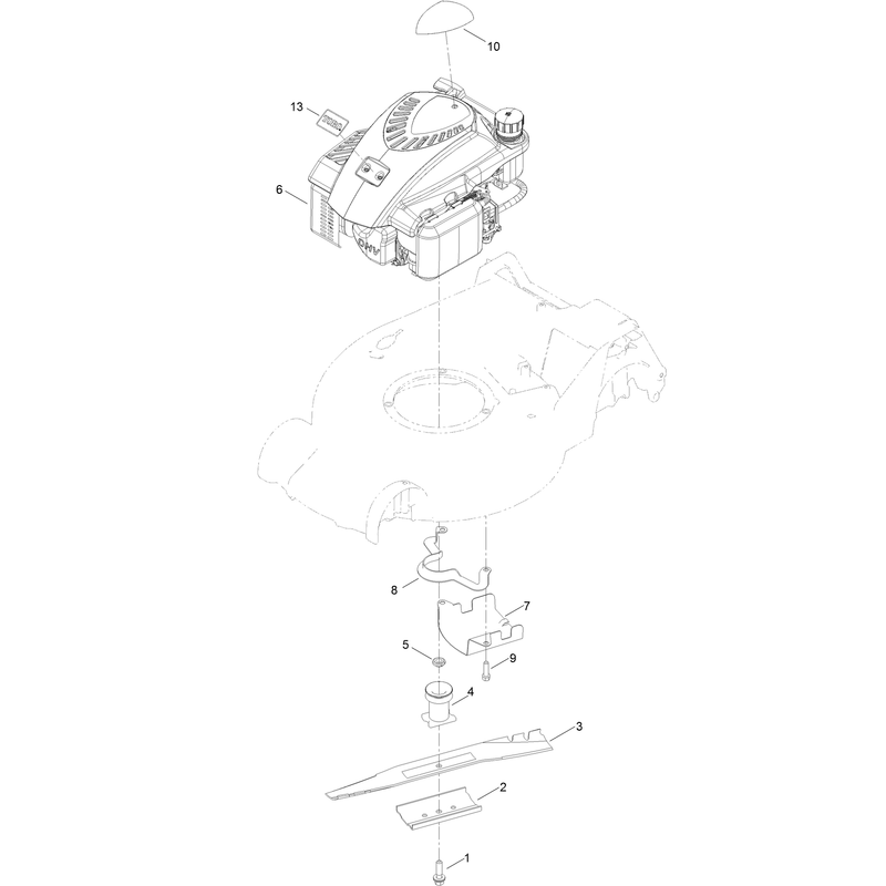 Engine and Blade Assembly