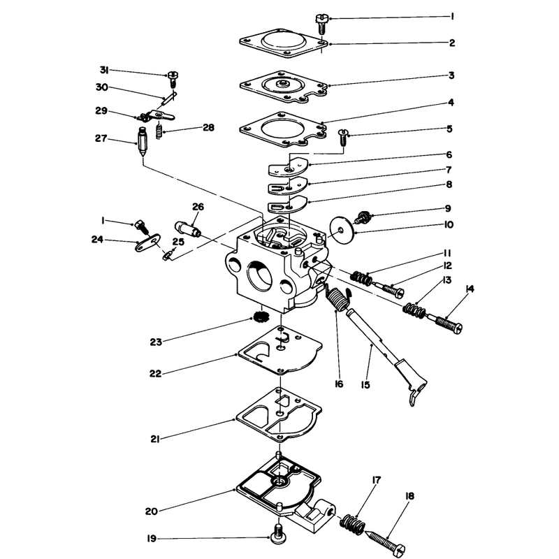 Carburetor Assembly No. 45-1840