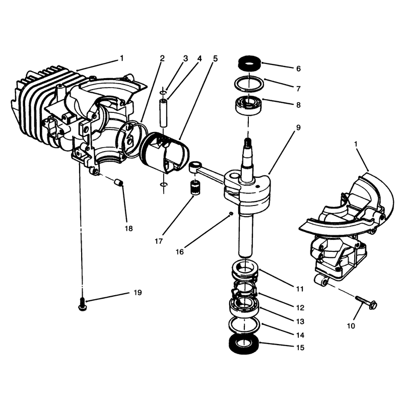 Short Block Assembly Model No. 47ps5-4