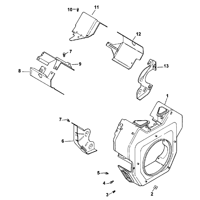 Blower Housing and Baffles