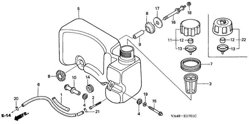 FUEL TANK (HRC216)