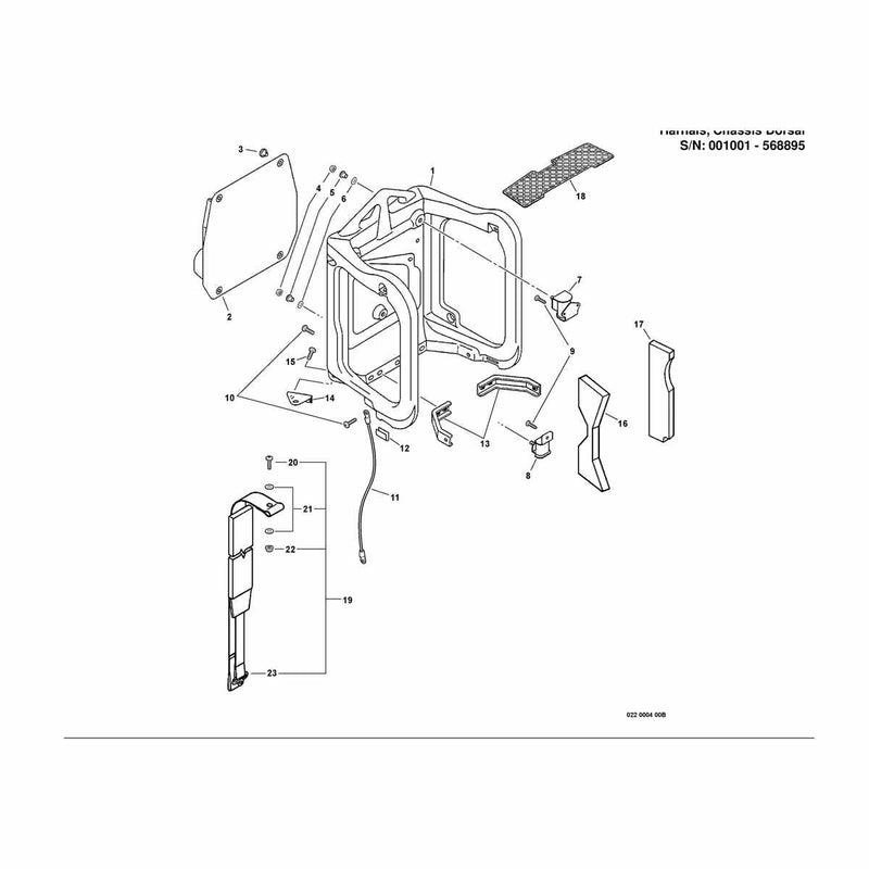 Backpack Frame, Harness