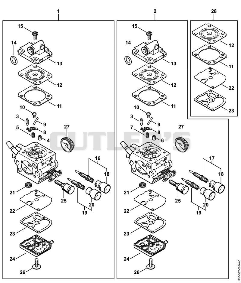 Carburetor 1137/13, 1137/17