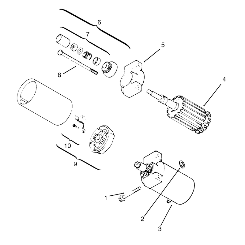 Starting System Kohler Engine Cv14s-Ps1472