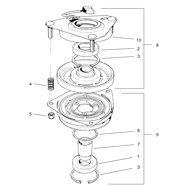 Clutch Assembly No 54-3200