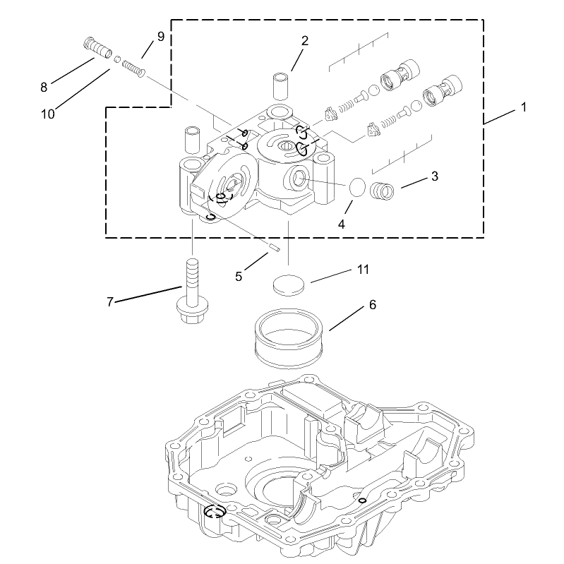 Center Case Assembly