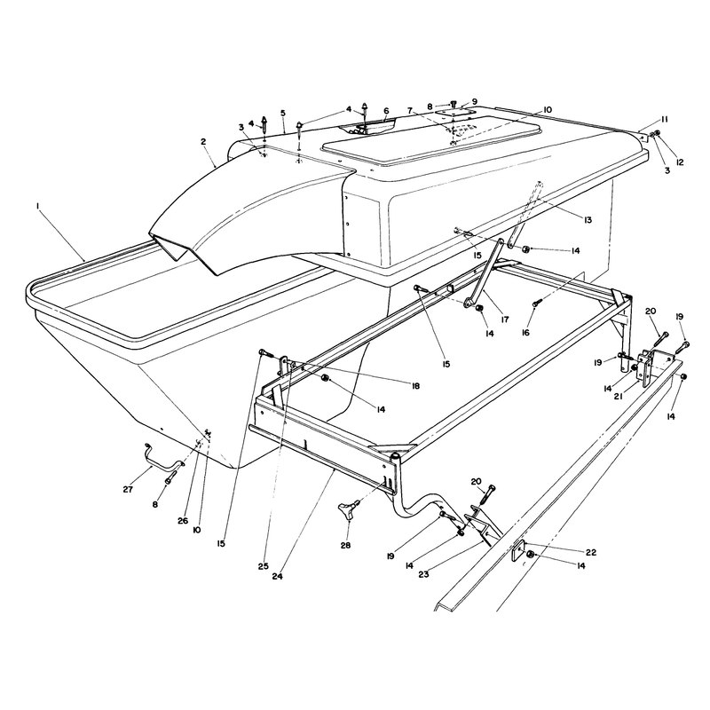 Grass Collection System Model No 30576 Optional Continued