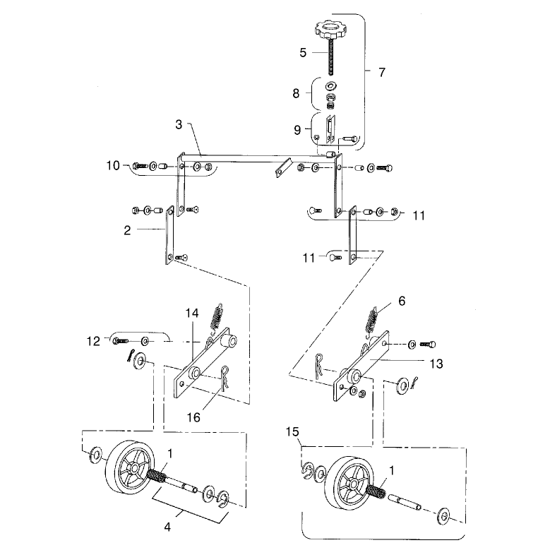 Rear Wheel Assembly