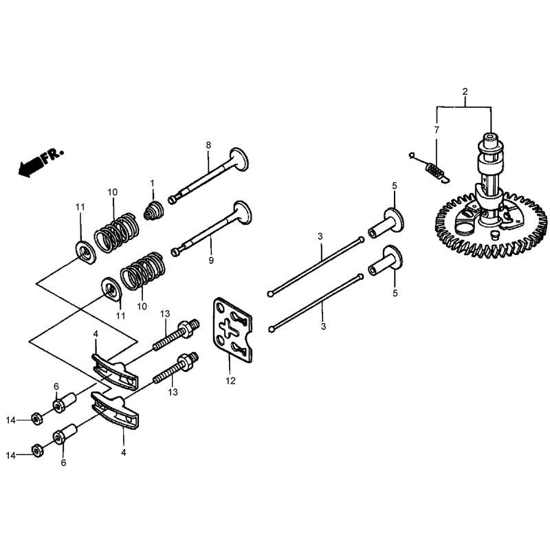 Camshaft Assembly Honda GXV160A1-T1AH