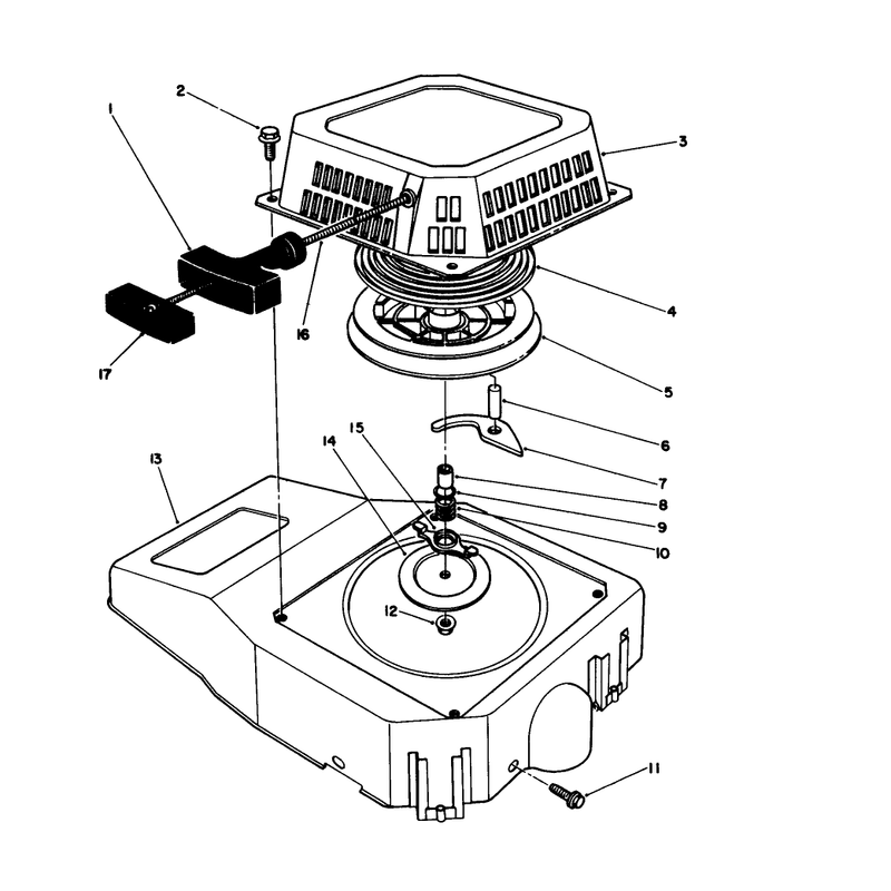 Recoil Assembly (engine Model No. Vmm1-2)