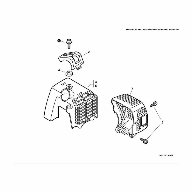 Engine Cover, Exhaust Cover