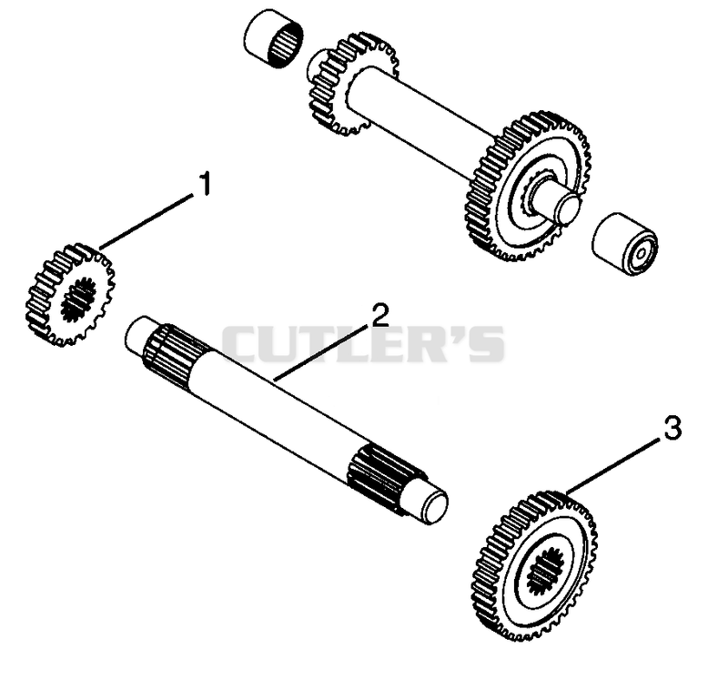 NUMBER FOUR SHAFT - IDLER - 066, 067, 068, 069 - G SERIES
