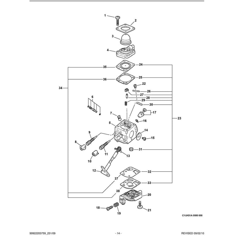 Carburetor -- C1U-K81A