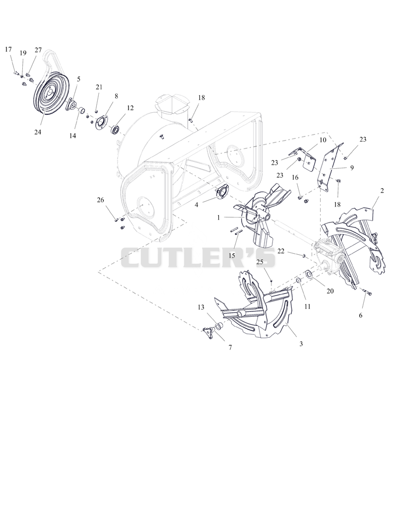 Auger and Impeller - 24"