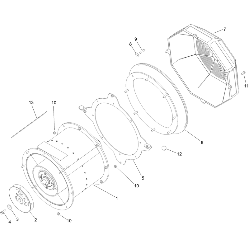 Turbine and Fan Guard Assembly
