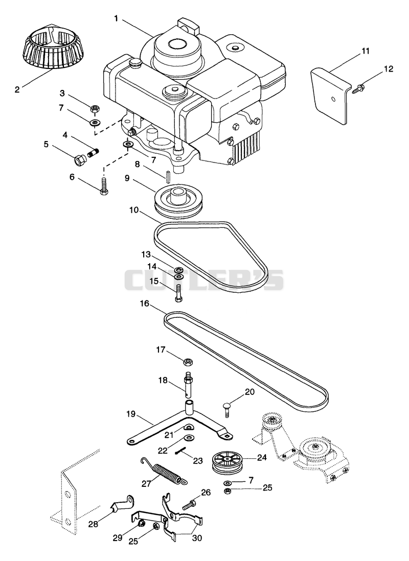 Engine And Belts