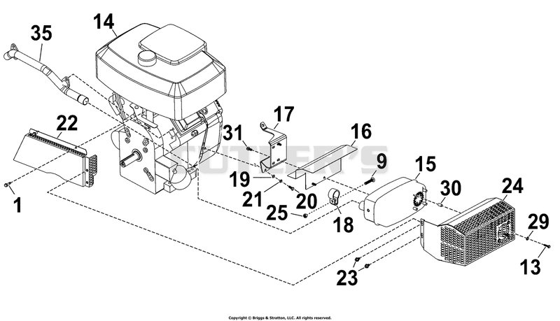 Engine & Impeller Assembly - 2
