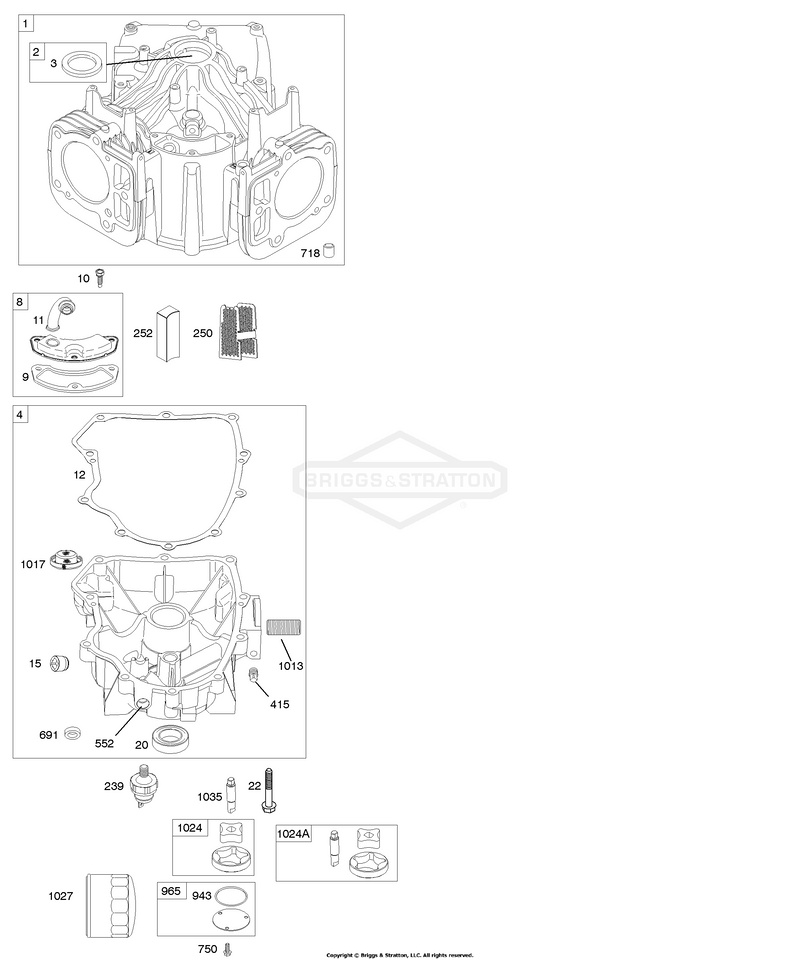 Cylinder, Engine Sump