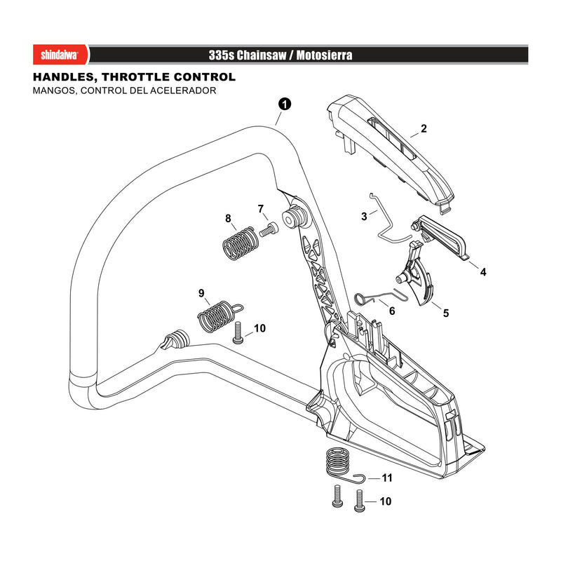 HANDLES, THROTTLE CONTROL