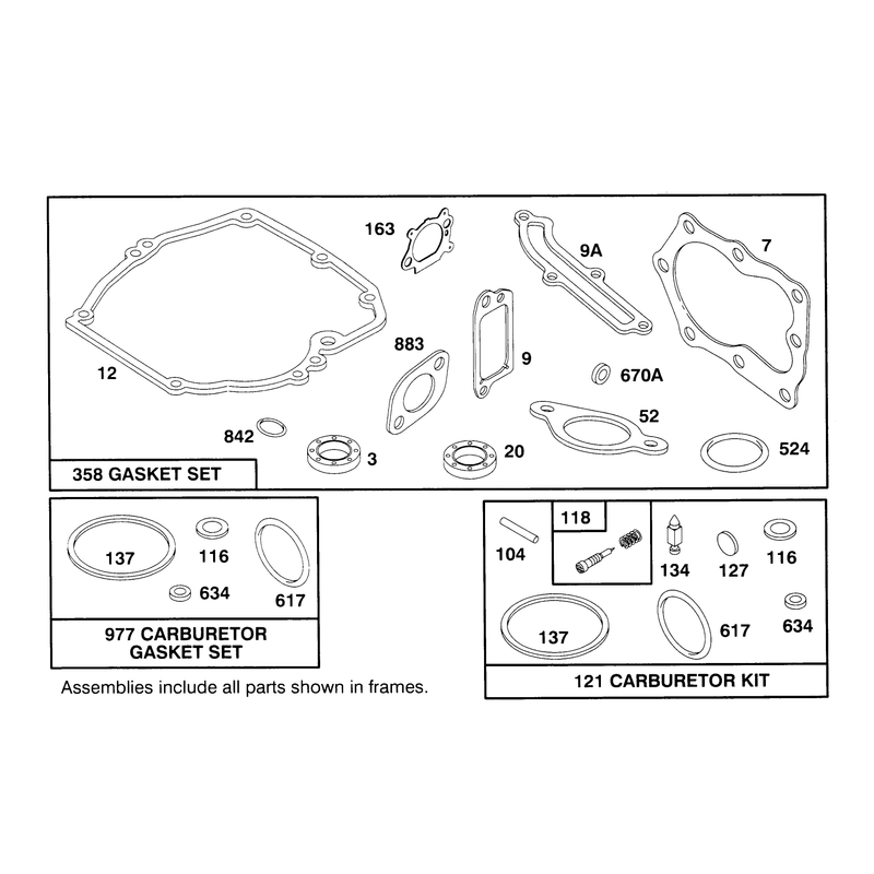 Engine Briggs and Stratton Model 12e802-0620-01