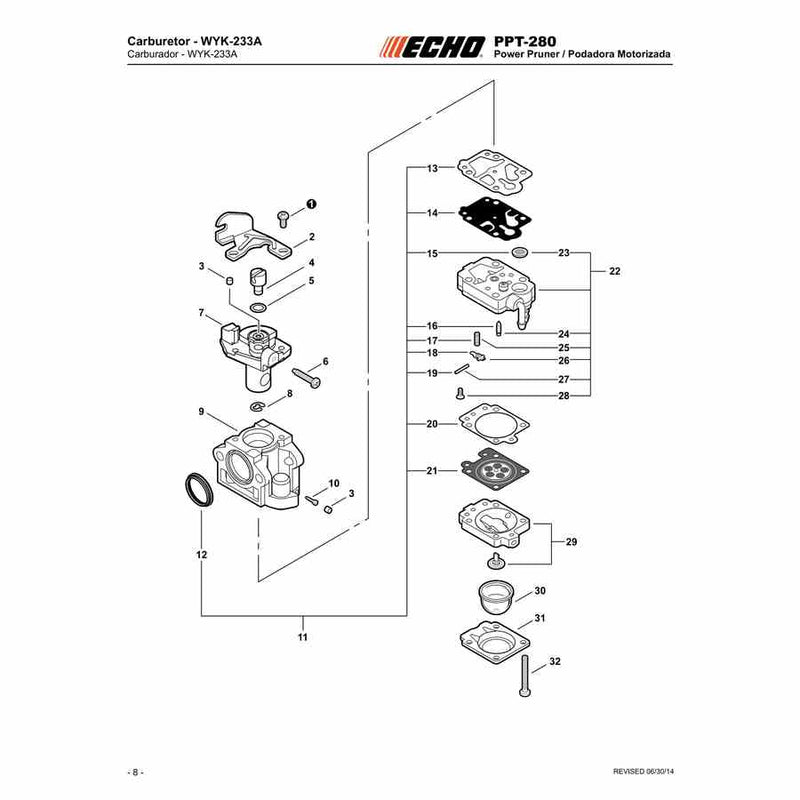 Carburetor - WYK-233A