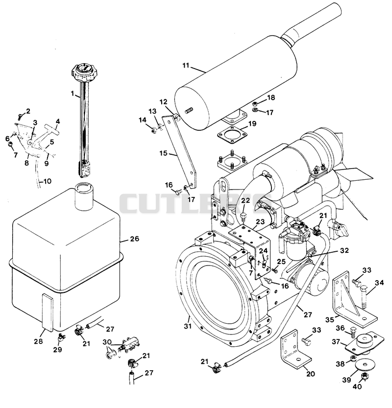ENGINE, FUEL AND EXHAUST