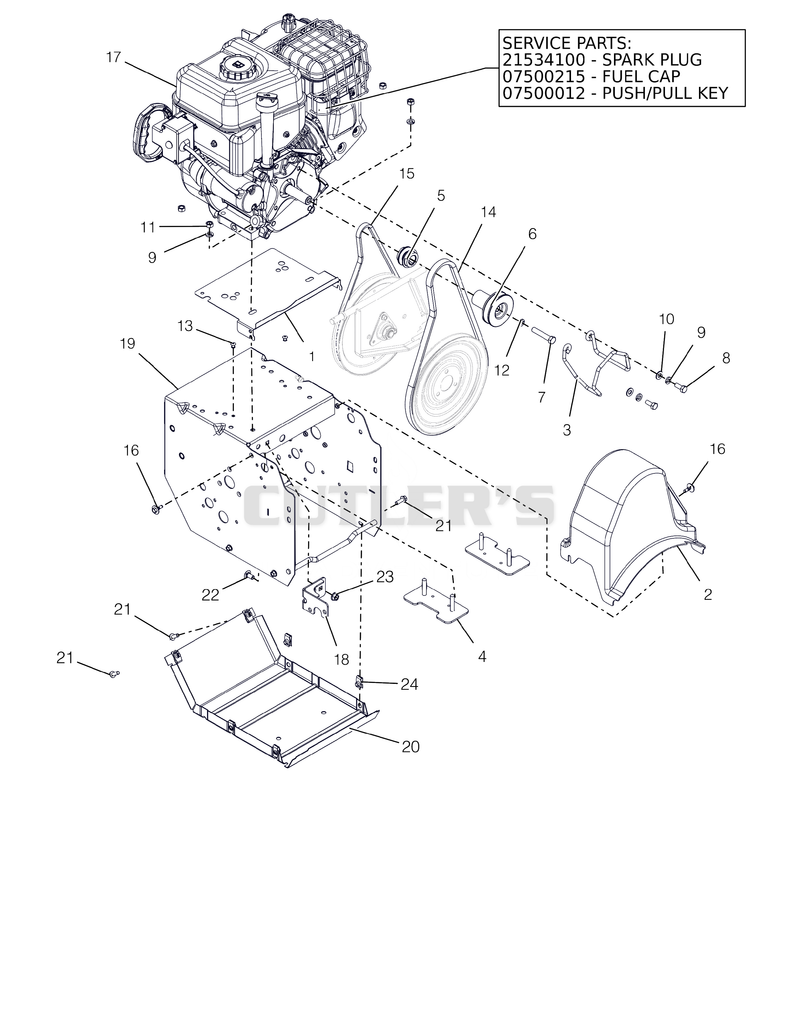 Frame And Engine - 22"