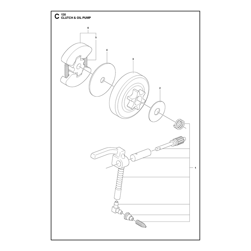 CLUTCH AND OIL PUMP