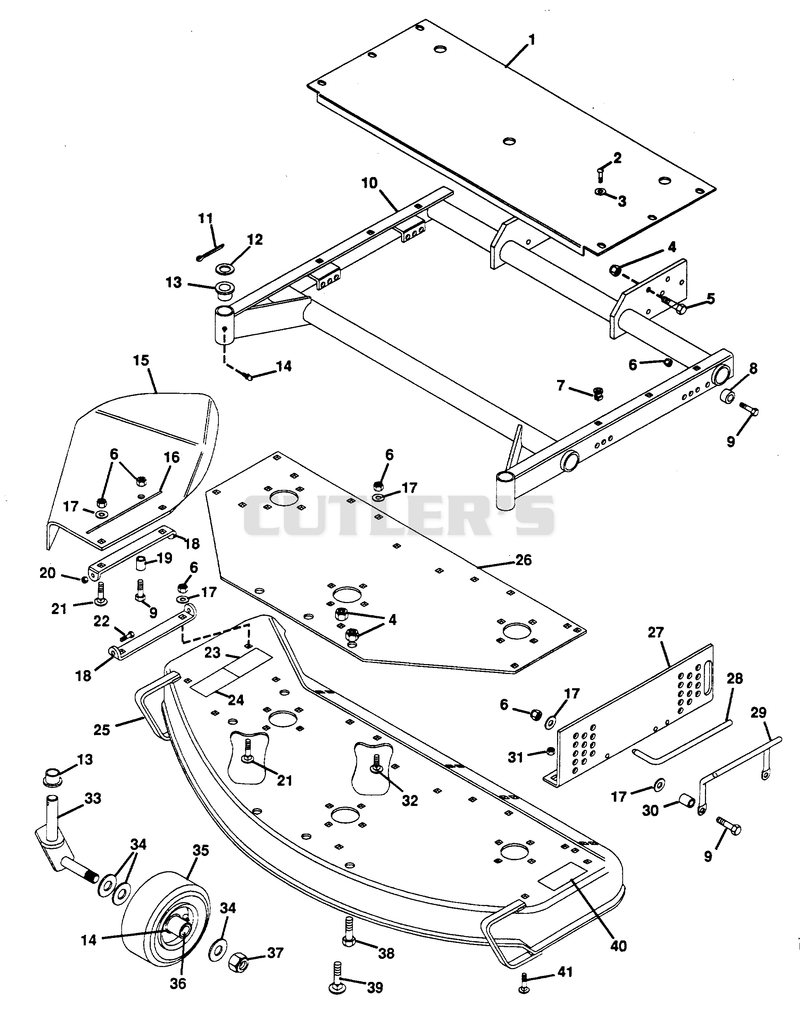 MOWER FRAME